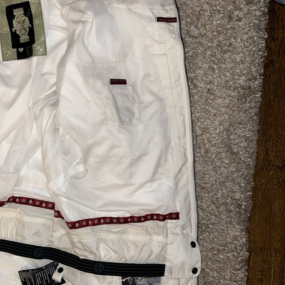 Burton Ronin Roper La Cosa Nostra White “King of Skulls” Winter Jacket - Picture 8 of 14